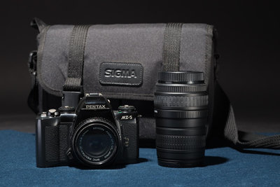 6/16結標 PENTAX MZ-5 相機 ASAHI鏡頭 附SIGMA收納袋 C060100 -相機 攝影周邊 相簿 底片 錄影機 膠捲 相機包 腳架 底片相