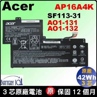Acer 電池 原廠 宏碁 AP16A4K N16Q9 Aspire one 11 AO1-131 Cloudbook