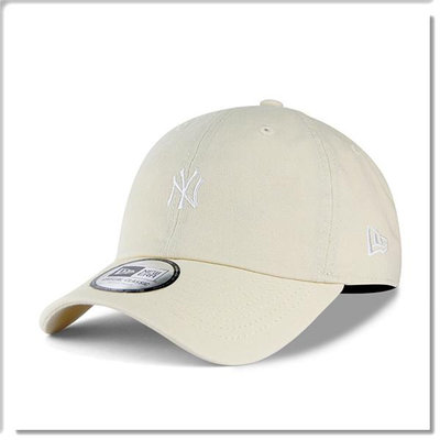 【ANGEL NEW ERA】NEW ERA CASUAL CLASSIC MLB NY 洋基 米白色 小標 軟板 老帽