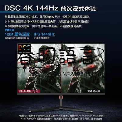 螢幕32英寸4k144hz顯示器ps5游戲機電競HDR600高清IPS電腦屏幕HDMI2.1