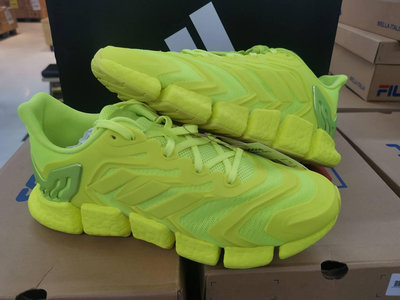 Adidas CLIMECOOL 螢光綠 超輕量跑鞋 透氣 US 9.5 10 10.5