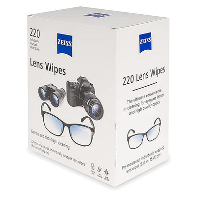 相機鏡頭蔡司ZEISS擦鏡紙相機鏡頭筆記本電腦屏幕手機眼鏡清潔濕巾200片裝
