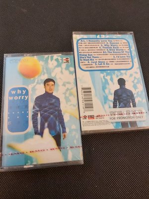 鍾鎮濤-Why Worry 英文專輯-巨石音樂卡帶-全新未拆