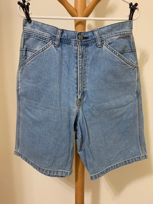 衣市藍~EDWIN 牛仔短褲 (W29~) (210715)