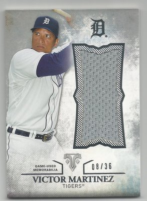 【MBC】Victor Martinez 2015 Topps Triple Threads 限量大球衣卡 08/36