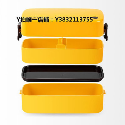 日式便當盒日本ASVEL飯盒兒童水果盒便當盒微波爐加熱上班族1人便攜減脂餐盒