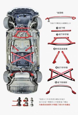 阿宏改裝部品 LVTU 2015- Honda Odyssey 引擎室拉桿 3期0利率
