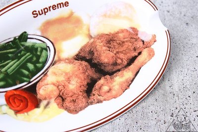 希望商店】Supreme Chicken Dinner Plate Ashtray 18SS 雞腿便當菸灰缸