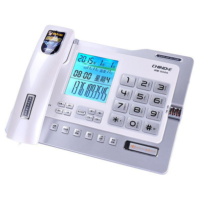 市內電話中諾G026固定電話機家用商務辦公室免提報號座式有線座機來電顯示