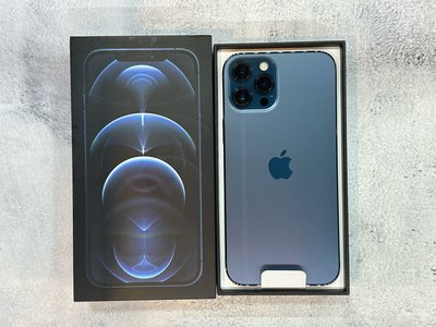 🌚 福利二手機 iPhone 12 pro max 128G 藍色 台灣貨 84%