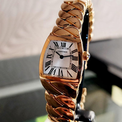 【個人藏錶】 CARTIER 卡地亞 W6400301 小型 鱷魚系列 18K金 石英 23mm 全套 台南二手錶