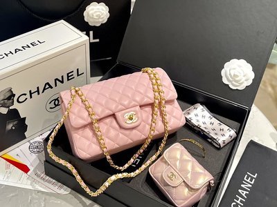 【二手包包】超值  全套【chanel 1112CFmini口紅包chanel手鐲絲巾】香奈兒Chanel經 NO.7538