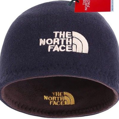 軒宇家-The North Face 北面 北臉 情侶帽 雙面戴針織帽 保暖毛線帽 徒步登山滑雪帽 冷帽子
