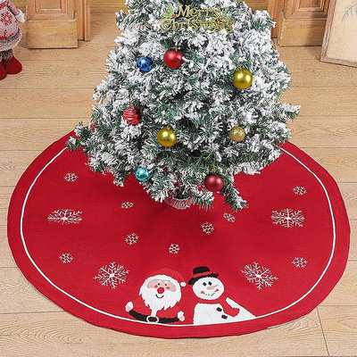 【現貨精選】2023聖誕節樹裙針織樹裙圍裙聖誕樹裙針織老人雪人聖誕裝飾用品