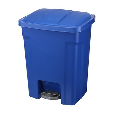 ◎超級批發◎聯府 PSS080-010008 商用衛生踏式垃圾桶 方形紙林 資源回收桶 分類桶 收納桶 整理桶 80L