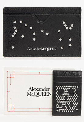 〔英倫空運小鋪〕*超值折扣特區 英國代購 4折 Alexander McQueen 鉚釘骷髏頭 卡夾 票夾 (有檔期)