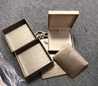 二手適合寶格麗珠寶首飾盒項鏈盒手鐲手鏈盒子