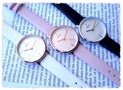 地球儀鐘錶 KEZZI 日韓人氣 CK風格 淑女錶 文青錶  皮帶錶 流行錶  日本機芯【↘240】K1756G女款