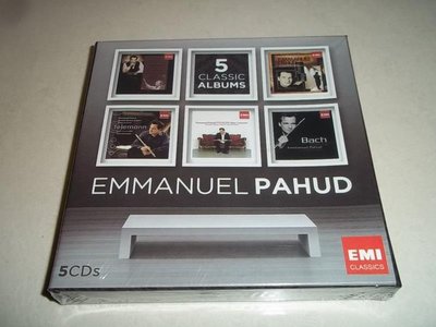 音樂居士新店#Emmanuel Pahud 5 Classic Albums 帕胡德長笛經典作品集 5CD