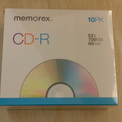 Memorex CD R 光碟片 盒裝 10片裝