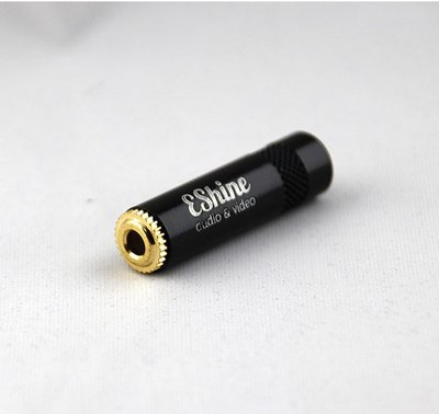 EShine 純銅鍍金3.5mm 立體插頭(母)