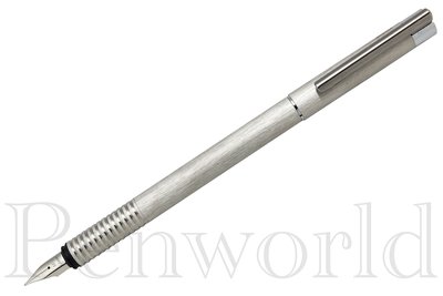 【Penworld】德國製 LAMY拉米 Logo連環系列06銀絲不鏽鋼鋼筆 EF/F/M