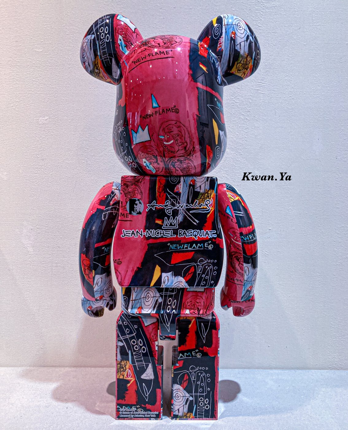 BE@RBRICK Andy Warhol JEAN-MICHEL BASQUIAT 1000％ 巴斯