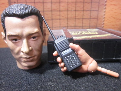 T2通信裝備 DAM山貓特種部隊1/6無線電話機一個 mini模型