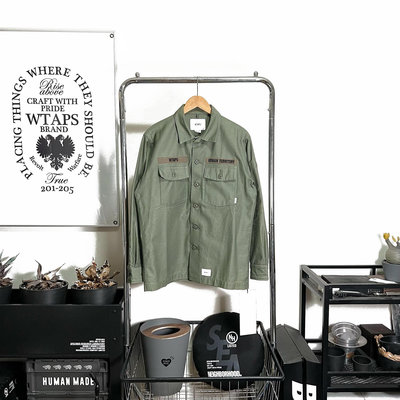 【希望商店】 【✔寄賣商品】WTAPS BUDS LS 20SS 軍事 兩袋 長袖 軍衫