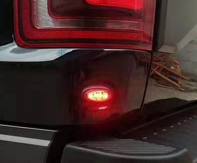 轉向燈 適用于福特猛禽輪眉燈F150轉向示廓燈LED后杠示寬轉向裝飾小黃燈