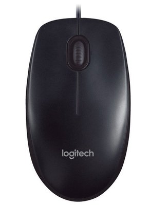 【鳥鵬電腦】logitech 羅技 M90 滑鼠 USB 有線 1000dpi 雙手適用 全新盒裝 1年保固