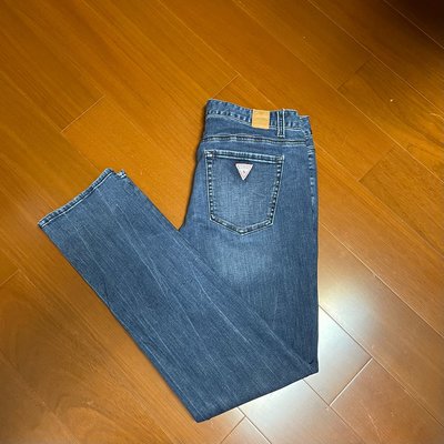 （Size 34w) Guess 彈性修身牛仔褲 （34-1）