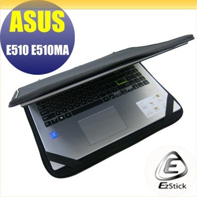 【Ezstick】ASUS E510 E510MA 三合一超值防震包組 筆電包 組 (15W-S)