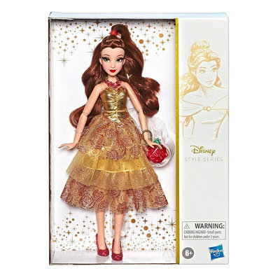 Ken &amp; Barbie # E8395 _ 芭比娃娃/迪士尼公主/孩之寶 - 2019收藏型時尚華麗公主#3號 貝兒