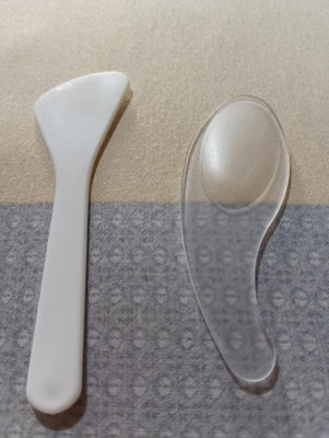 小挖勺 挖勺 白色挖勺 💃透明挖勺 分裝工具 化妝品挖勺 小容量 湊運費