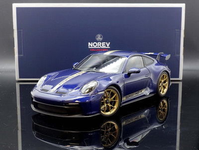 【MASH】現貨特價 Norev 1/18 Porsche 911 (992) GT3 2021 blue