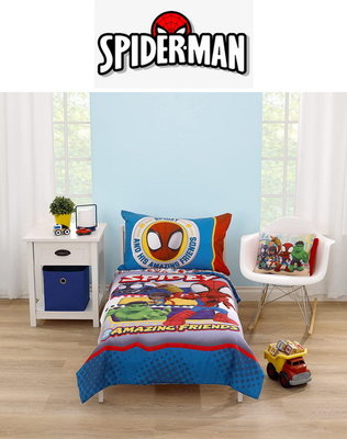出口美國SPIDER MAN蜘蛛人SPIDEY款雙面印花單人兒童涼被/空調被~~