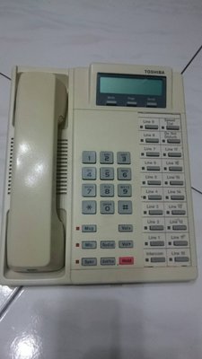 二手TOSHIBA型號DKT2020E2-SD 顯示型話機 室內電話  話機 分機 交換機商用電話