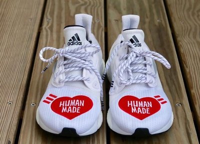 9全新 Adidas x Human Made Pharrell Williams 聯名 PW 菲董 NMD HU