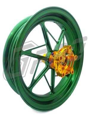 【G-PRO 鋁合金輕量化鍛造輪圈】GPRO 兩件式專利鍛框 『綠』鋁框 鍛框 輪圈 輪框 機車 速克達