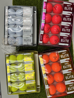 【飛揚高爾夫】FOREMOST  soft elite (限量微笑99)彩色高爾夫球
