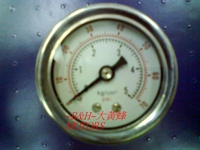 汽油調壓閥---專用充油式壓力錶---10KG(5KG ).SARD-HKS