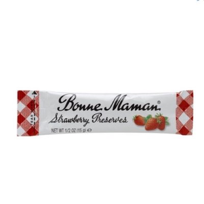 一次須買三組 現貨 BONNE MAMAN草莓果醬 15 公克 X 100 入 法國製