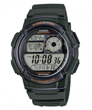 CASIO卡西歐10年電力電子錶以飛機儀表板為發想概念(AE-1000W-3A) (AE-2100W)AE-1200