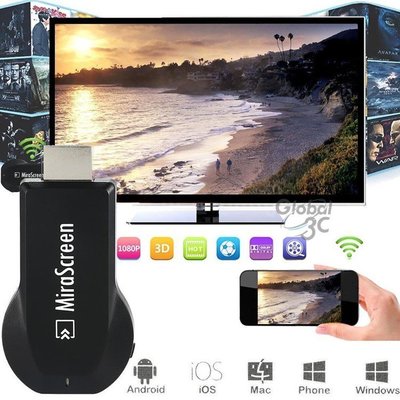 無線 手機 螢幕同步分享器 Miracast DLNA Airplay iPhone HTC 三星 SONY HDMI