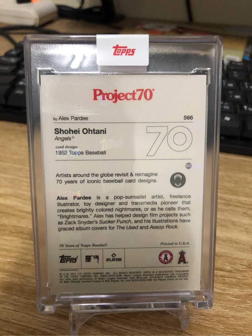 Topps Project70® Card 566- Shohei Ohtani 大谷翔平Project 70 