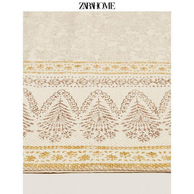 Zara Home 歐式復古色塊印花臥室客廳沙發茶幾地毯 46147029999B21