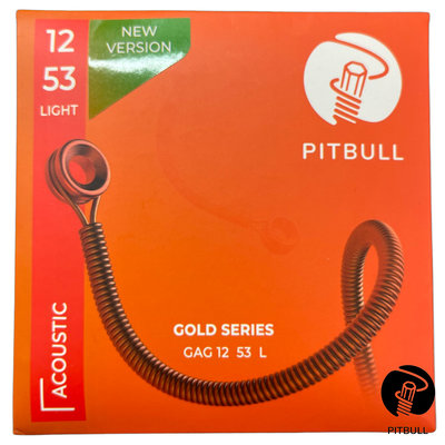【又昇樂器.音響】土耳其製 Pitbull Gold 系列 GAG 12/53 L 木吉他弦
