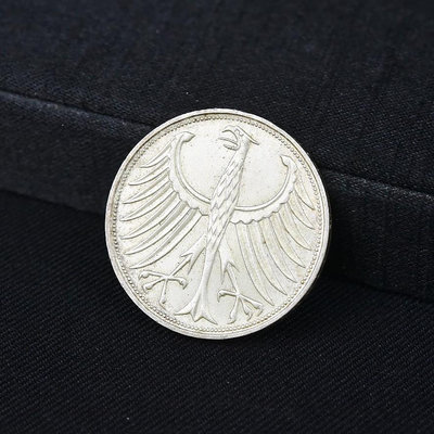《玖隆蕭松和 挖寶網D》A倉 早期 1972 德國 老鷹 5馬克 銀幣 舊幣 收藏幣 重約 11.2g (16059)