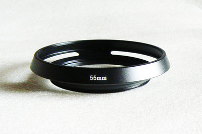 【悠悠山河】55mm螺紋口徑 超薄 Leica款式 鏤空 廣角金屬遮光罩 24mm全幅鏡無暗角 16mm變焦鏡非全幅可用